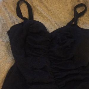 Unknown brand one piece black swimsuit